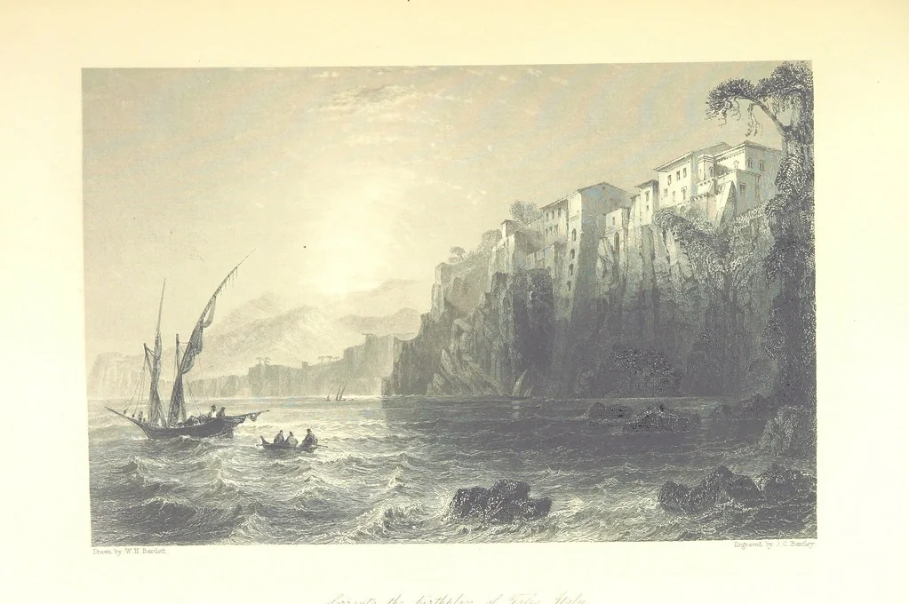 An illustration from Belgium, the Rhine, Italy, Greece, and the Shores and Islands of the Mediterranean, illustrated in a series of engravings from drawings on the spot, by T. Allom, Esq., Colonel Cockburn ... With historical, classical and picturesque descriptions by the Rev. G. N. Wright and L. F. A. Buckingham, 1851, leaf 421