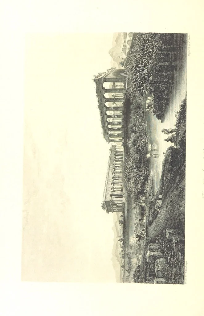 An illustration from Belgium, the Rhine, Italy, Greece, and the Shores and Islands of the Mediterranean, illustrated in a series of engravings from drawings on the spot, by T. Allom, Esq., Colonel Cockburn ... With historical, classical and picturesque descriptions by the Rev. G. N. Wright and L. F. A. Buckingham, 1851, leaf 486