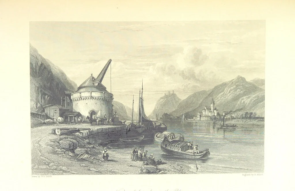 An illustration from Belgium, the Rhine, Italy, Greece, and the Shores and Islands of the Mediterranean, illustrated in a series of engravings from drawings on the spot, by T. Allom, Esq., Colonel Cockburn ... With historical, classical and picturesque descriptions by the Rev. G. N. Wright and L. F. A. Buckingham, 1851, leaf 495