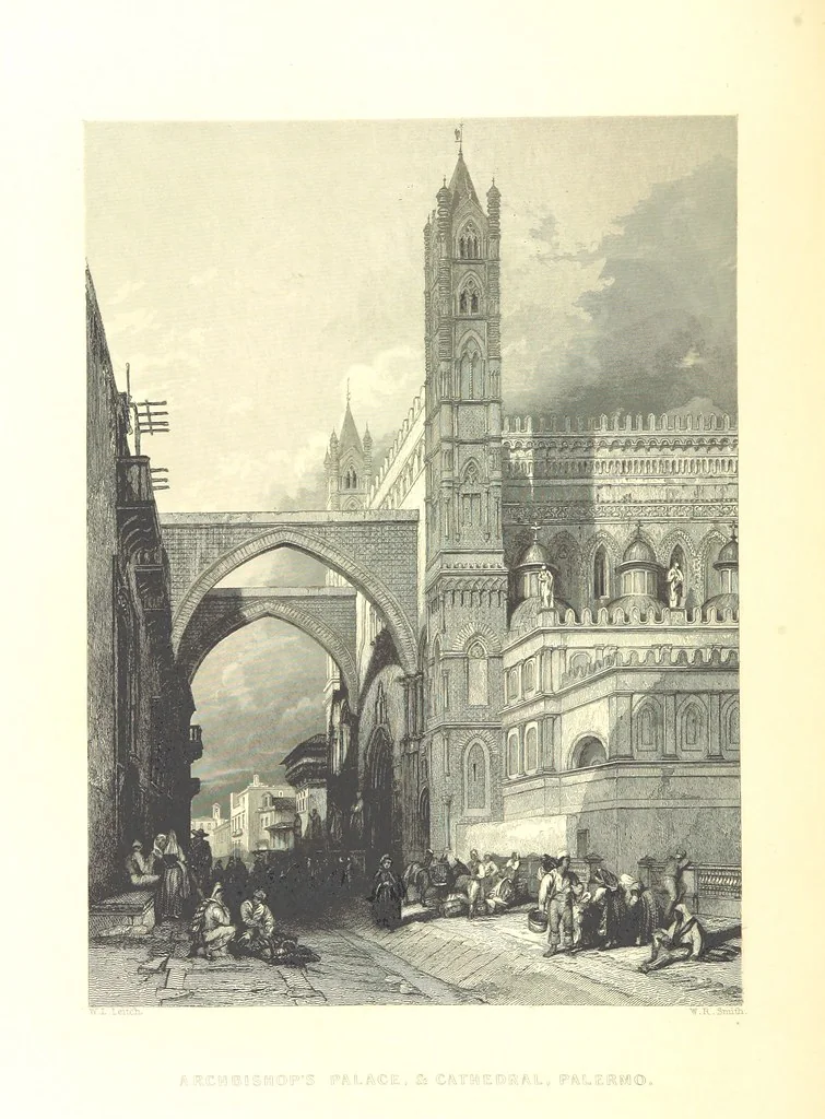 An illustration from Belgium, the Rhine, Italy, Greece, and the Shores and Islands of the Mediterranean, illustrated in a series of engravings from drawings on the spot, by T. Allom, Esq., Colonel Cockburn ... With historical, classical and picturesque descriptions by the Rev. G. N. Wright and L. F. A. Buckingham, 1851, leaf 528