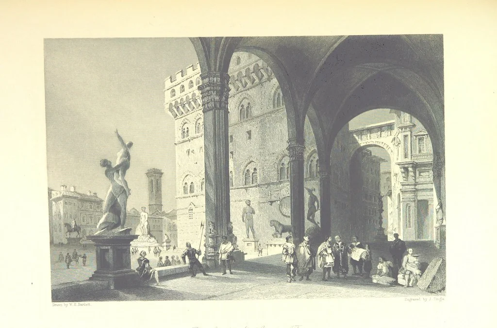 An illustration from Belgium, the Rhine, Italy, Greece, and the Shores and Islands of the Mediterranean, illustrated in a series of engravings from drawings on the spot, by T. Allom, Esq., Colonel Cockburn ... With historical, classical and picturesque descriptions by the Rev. G. N. Wright and L. F. A. Buckingham, 1851, leaf 531
