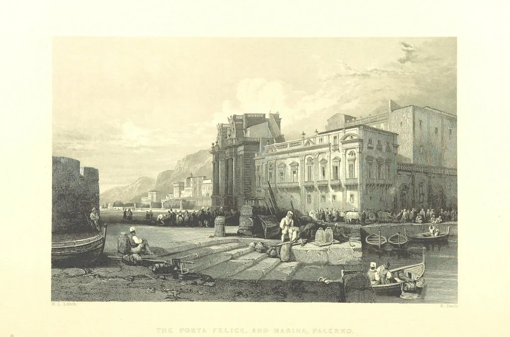 An illustration from Belgium, the Rhine, Italy, Greece, and the Shores and Islands of the Mediterranean, illustrated in a series of engravings from drawings on the spot, by T. Allom, Esq., Colonel Cockburn ... With historical, classical and picturesque descriptions by the Rev. G. N. Wright and L. F. A. Buckingham, 1851, leaf 552