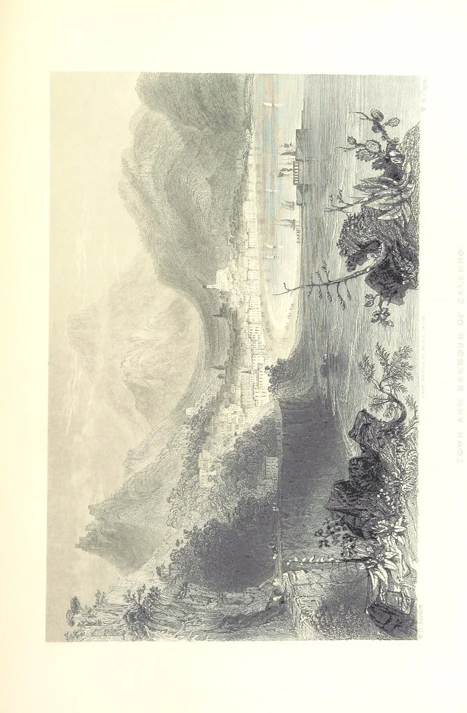 An illustration from Belgium, the Rhine, Italy, Greece, and the Shores and Islands of the Mediterranean, illustrated in a series of engravings from drawings on the spot, by T. Allom, Esq., Colonel Cockburn ... With historical, classical and picturesque descriptions by the Rev. G. N. Wright and L. F. A. Buckingham, 1851, leaf 589