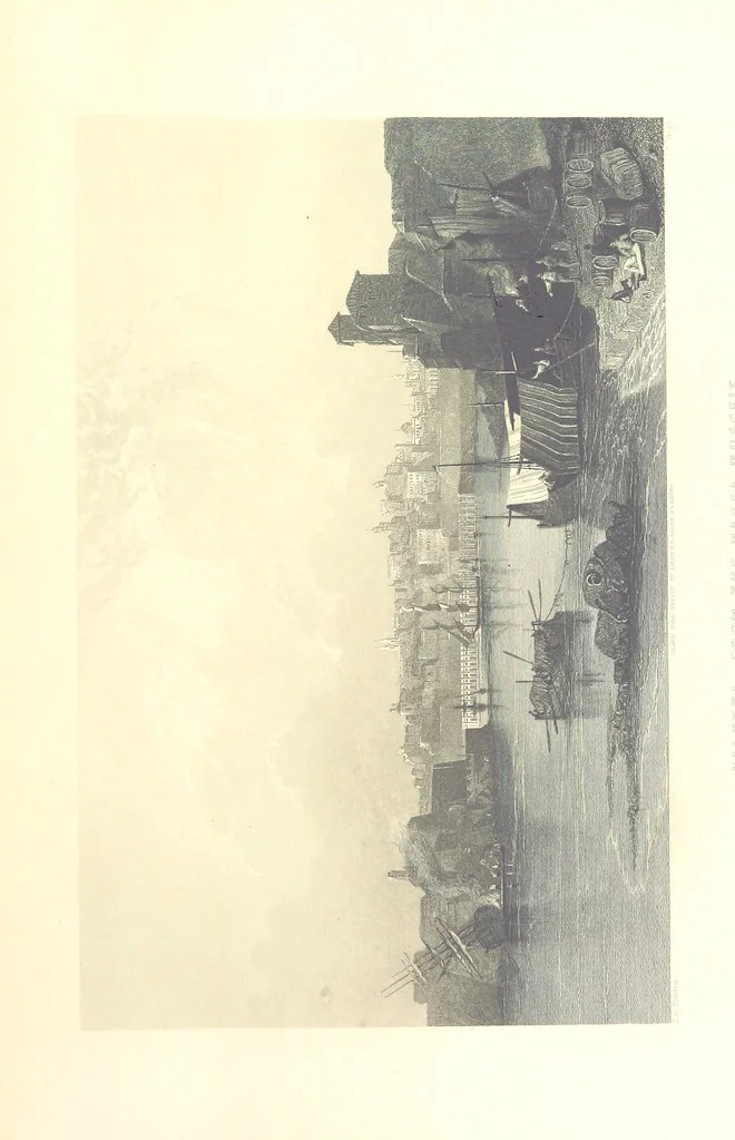An illustration from Belgium, the Rhine, Italy, Greece, and the Shores and Islands of the Mediterranean, illustrated in a series of engravings from drawings on the spot, by T. Allom, Esq., Colonel Cockburn ... With historical, classical and picturesque descriptions by the Rev. G. N. Wright and L. F. A. Buckingham, 1851, leaf 607