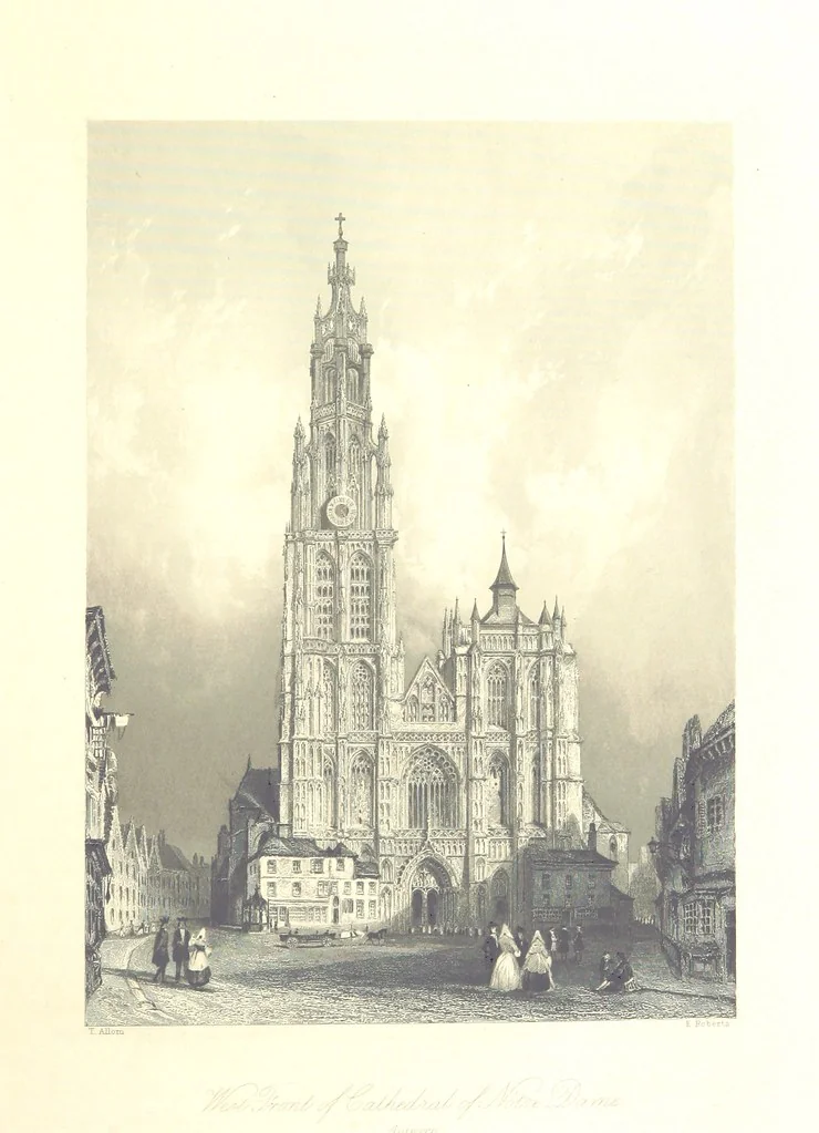 An illustration from Belgium, the Rhine, Italy, Greece, and the Shores and Islands of the Mediterranean, illustrated in a series of engravings from drawings on the spot, by T. Allom, Esq., Colonel Cockburn ... With historical, classical and picturesque descriptions by the Rev. G. N. Wright and L. F. A. Buckingham, 1851, leaf 75