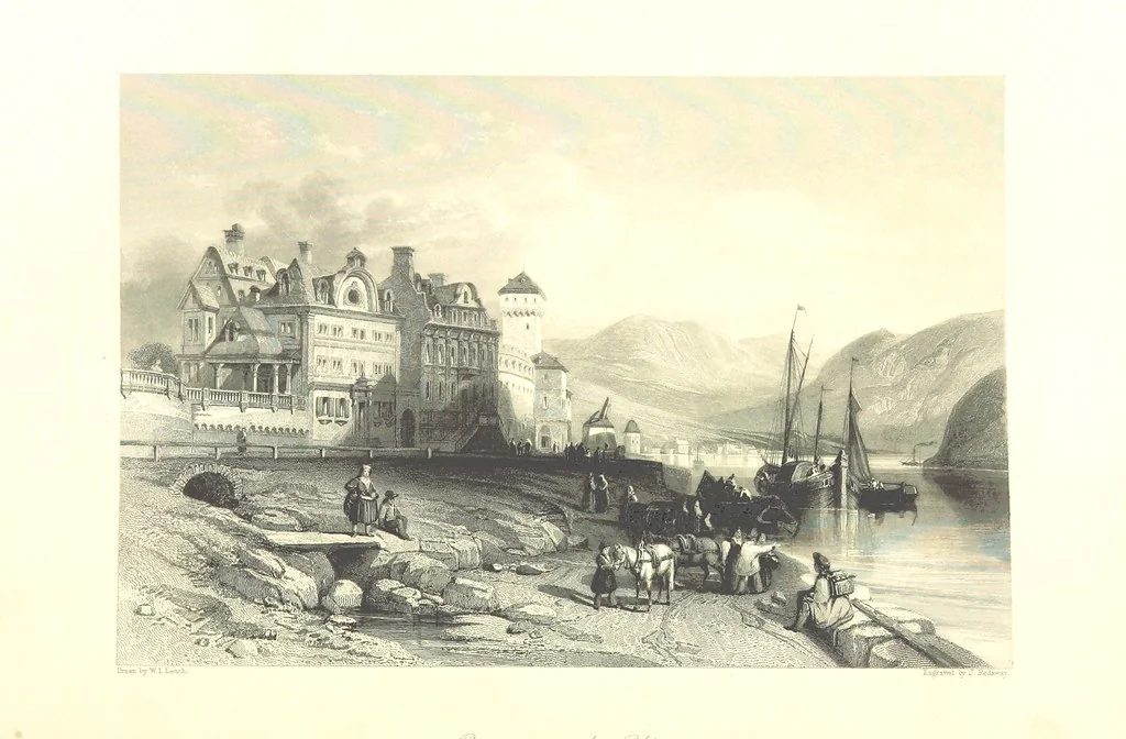 An illustration from Belgium, the Rhine, Italy, Greece, and the Shores and Islands of the Mediterranean, illustrated in a series of engravings from drawings on the spot, by T. Allom, Esq., Colonel Cockburn ... With historical, classical and picturesque descriptions by the Rev. G. N. Wright and L. F. A. Buckingham, 1851, leaf 86