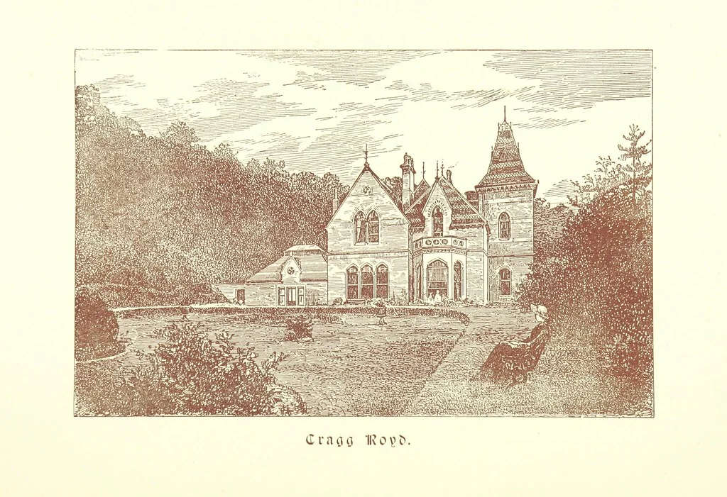 An illustration from A Series of picturesque views of castles and country houses in Yorkshire, principally in the northern division of the West Riding, from sketches made by Mr. E. Healey ... Reprinted from the “Bradford Illustrated Weekly Telegraph.”, 1885, leaf 119