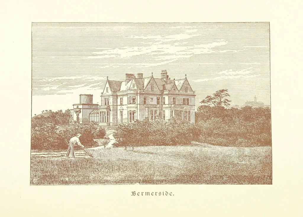 An illustration from A Series of picturesque views of castles and country houses in Yorkshire, principally in the northern division of the West Riding, from sketches made by Mr. E. Healey ... Reprinted from the “Bradford Illustrated Weekly Telegraph.”, 1885, leaf 146