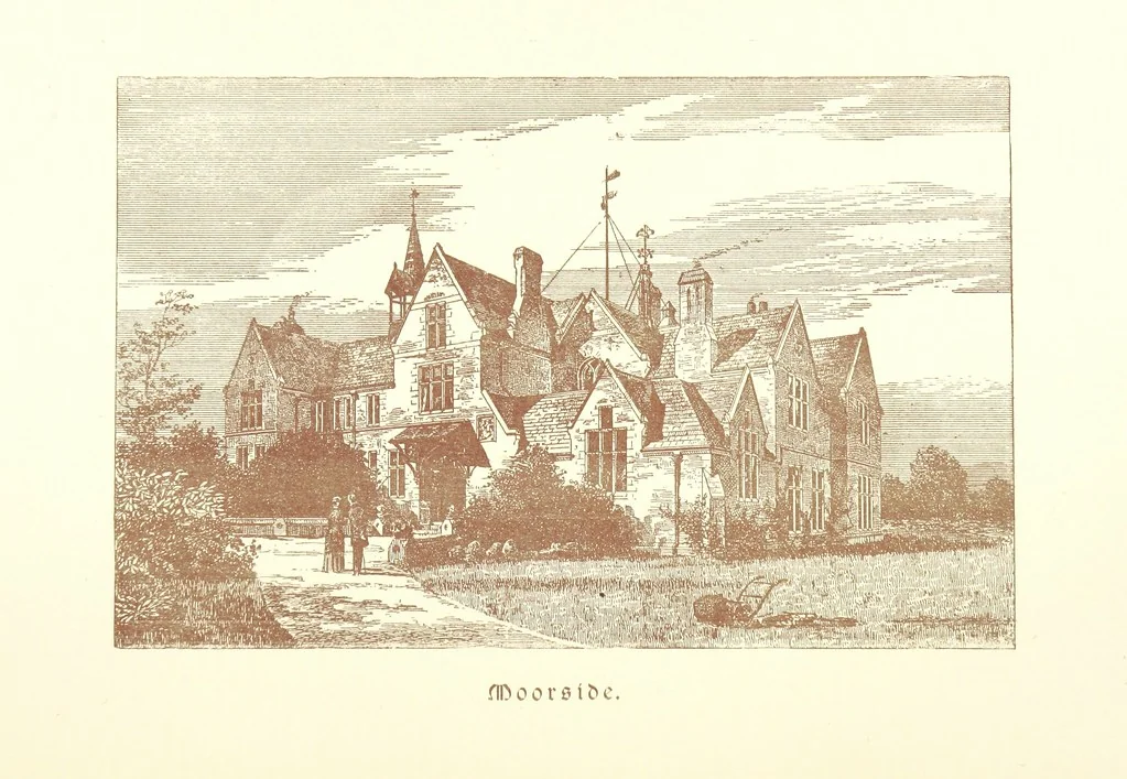 An illustration from A Series of picturesque views of castles and country houses in Yorkshire, principally in the northern division of the West Riding, from sketches made by Mr. E. Healey ... Reprinted from the “Bradford Illustrated Weekly Telegraph.”, 1885, leaf 193
