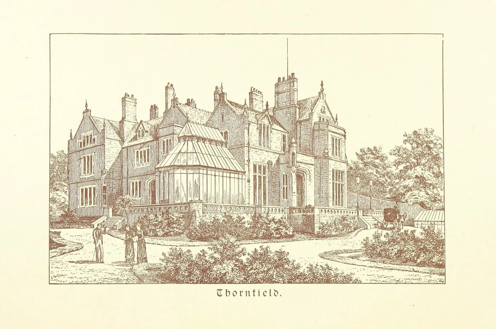 An illustration from A Series of picturesque views of castles and country houses in Yorkshire, principally in the northern division of the West Riding, from sketches made by Mr. E. Healey ... Reprinted from the “Bradford Illustrated Weekly Telegraph.”, 1885, leaf 34