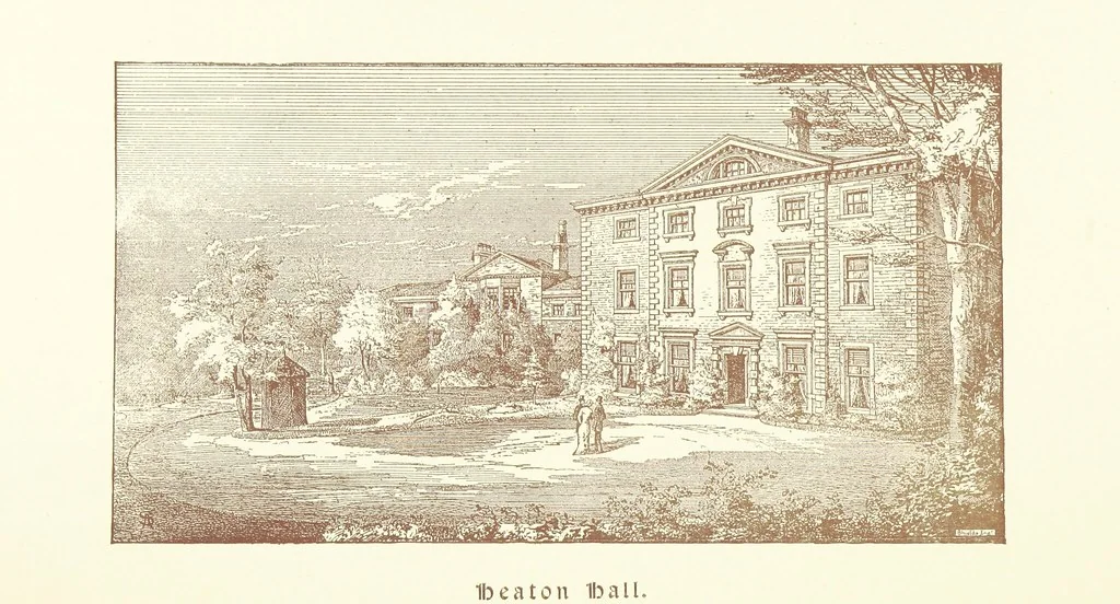An illustration from A Series of picturesque views of castles and country houses in Yorkshire, principally in the northern division of the West Riding, from sketches made by Mr. E. Healey ... Reprinted from the “Bradford Illustrated Weekly Telegraph.”, 1885, leaf 52