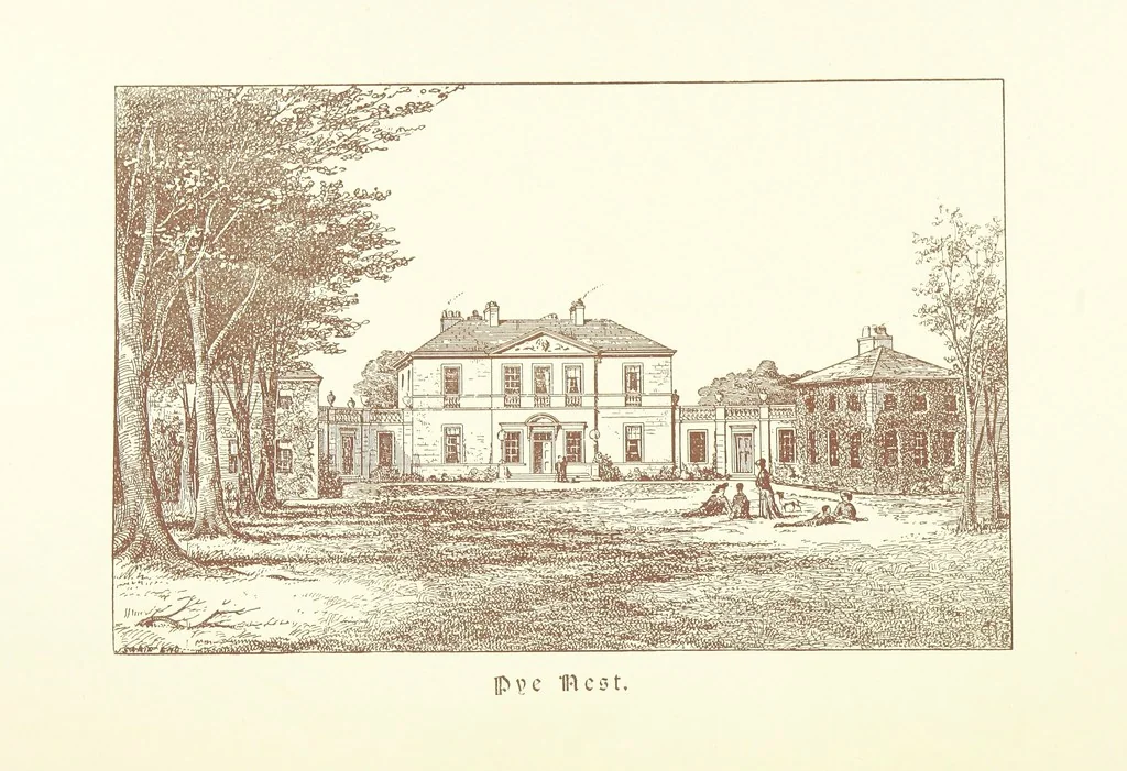 An illustration from A Series of picturesque views of castles and country houses in Yorkshire, principally in the northern division of the West Riding, from sketches made by Mr. E. Healey ... Reprinted from the “Bradford Illustrated Weekly Telegraph.”, 1885, leaf 62