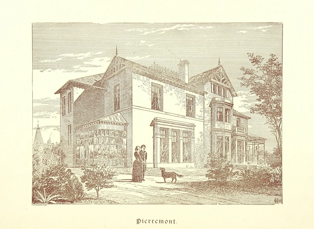 An illustration from A Series of picturesque views of castles and country houses in Yorkshire, principally in the northern division of the West Riding, from sketches made by Mr. E. Healey ... Reprinted from the “Bradford Illustrated Weekly Telegraph.”, 1885, leaf 71