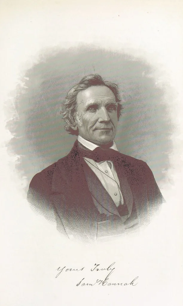 An illustration from History of Wayne County, Indiana, from its first settlement to the present time; with ... biographical and family sketches, etc, 1872, leaf 203