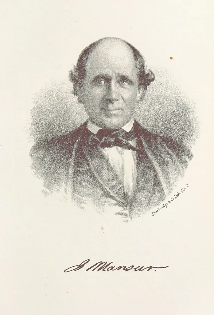 An illustration from History of Wayne County, Indiana, from its first settlement to the present time; with ... biographical and family sketches, etc, 1872, leaf 219