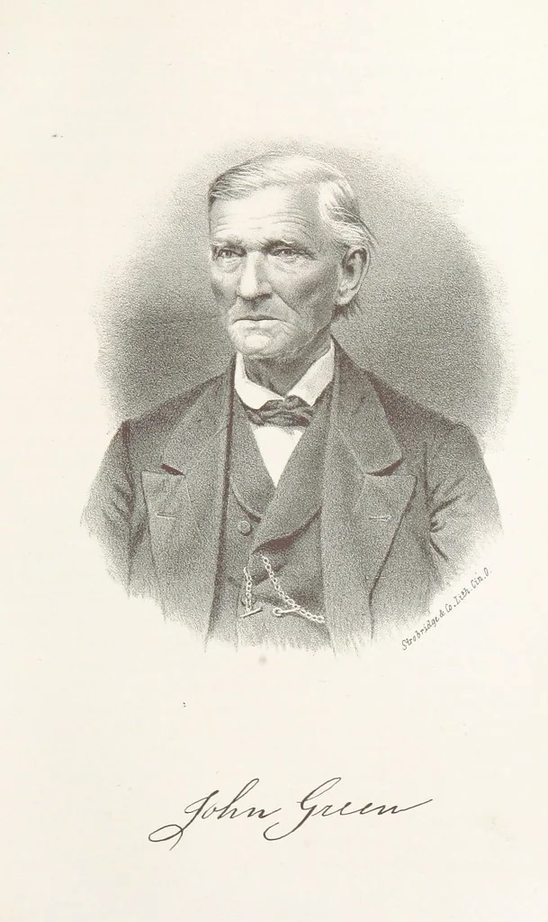 An illustration from History of Wayne County, Indiana, from its first settlement to the present time; with ... biographical and family sketches, etc, 1872, leaf 273