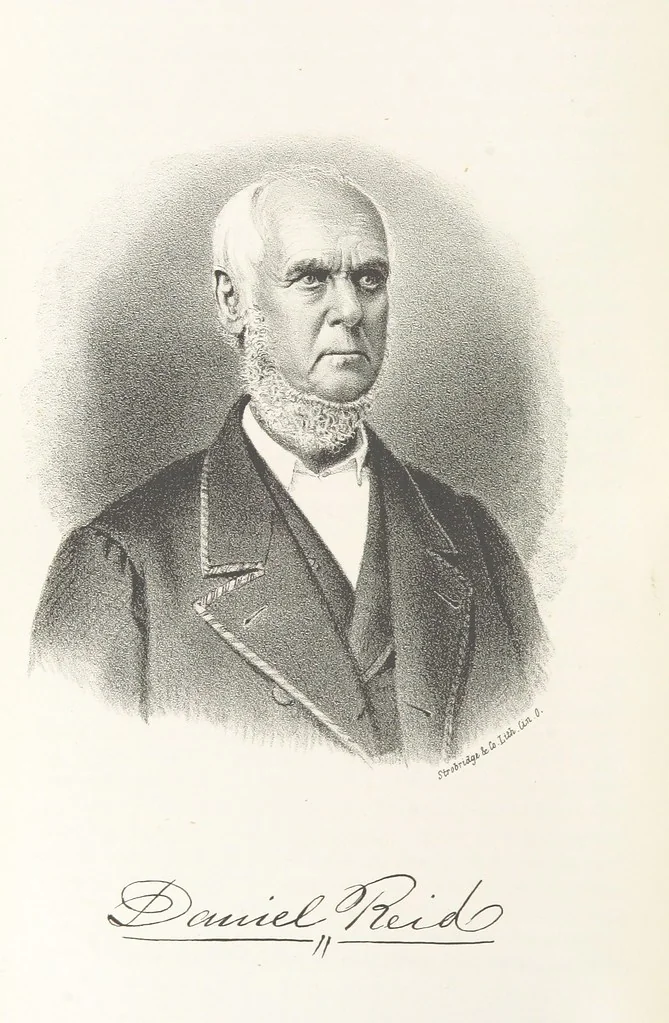 An illustration from History of Wayne County, Indiana, from its first settlement to the present time; with ... biographical and family sketches, etc, 1872, leaf 544