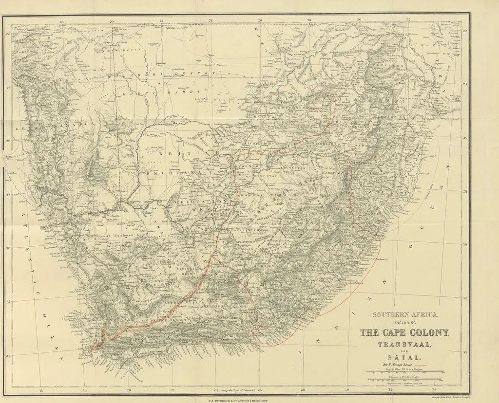 An illustration from A Winter Tour in South Africa, etc, 1890, leaf 211