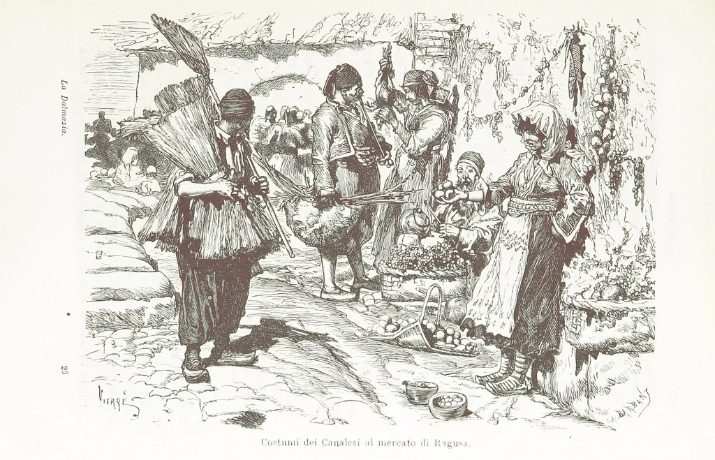 An illustration from La Dalmazia ... illustrata da 76 incisioni, etc, 1878, leaf 215