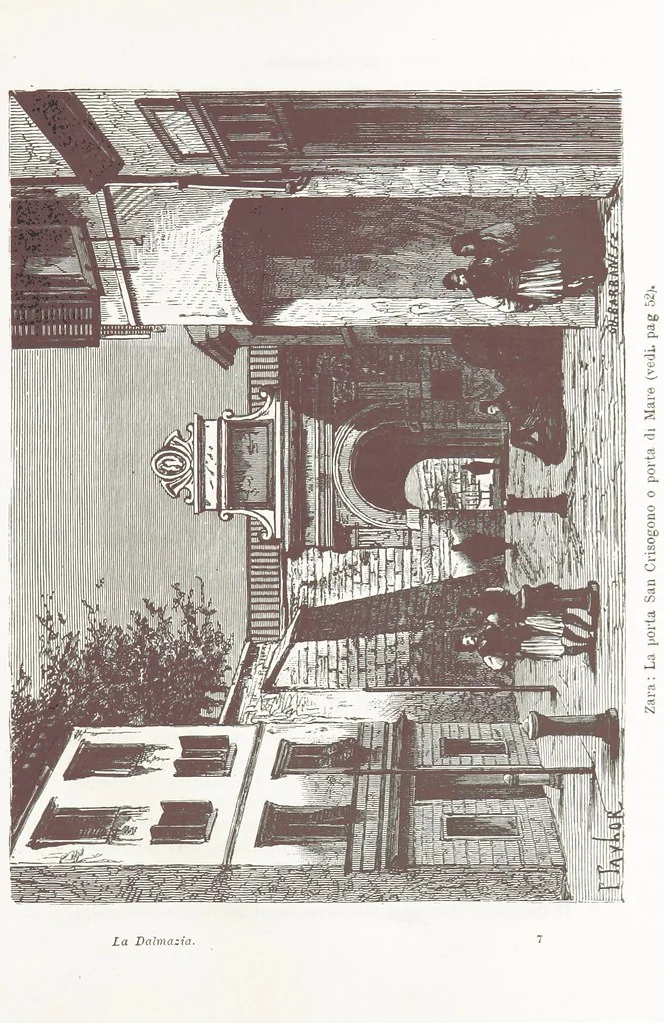 An illustration from La Dalmazia ... illustrata da 76 incisioni, etc, 1878, leaf 61