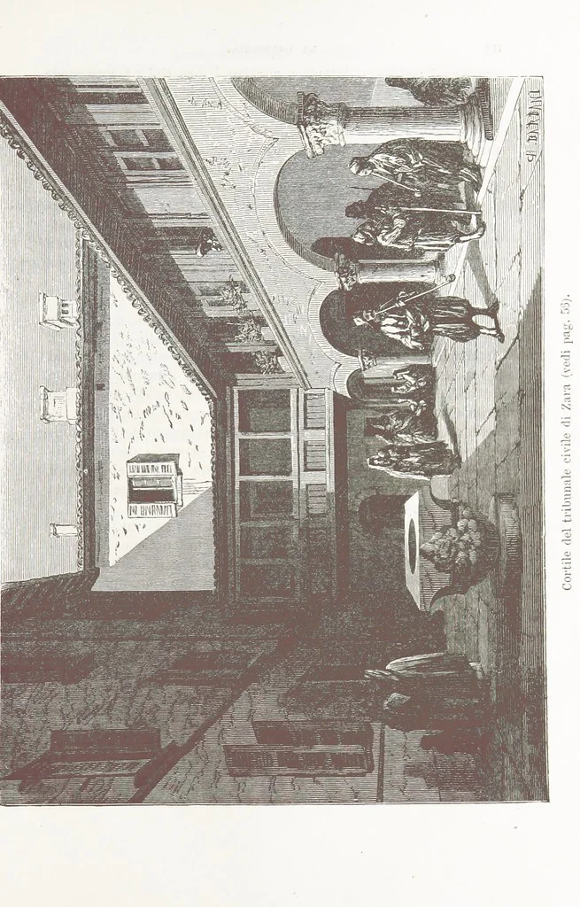 An illustration from La Dalmazia ... illustrata da 76 incisioni, etc, 1878, leaf 73
