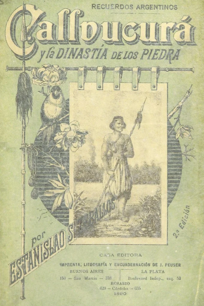 An illustration from Callvucurá y la dinastía de los Piedra ... 2a. edición, 1890, leaf 9