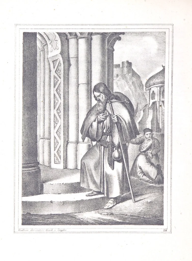 An illustration from Gallerie aus der Österreichischen Vaterlandsgeschichte in bildlicher Darstellung, etc, 1837, leaf 164