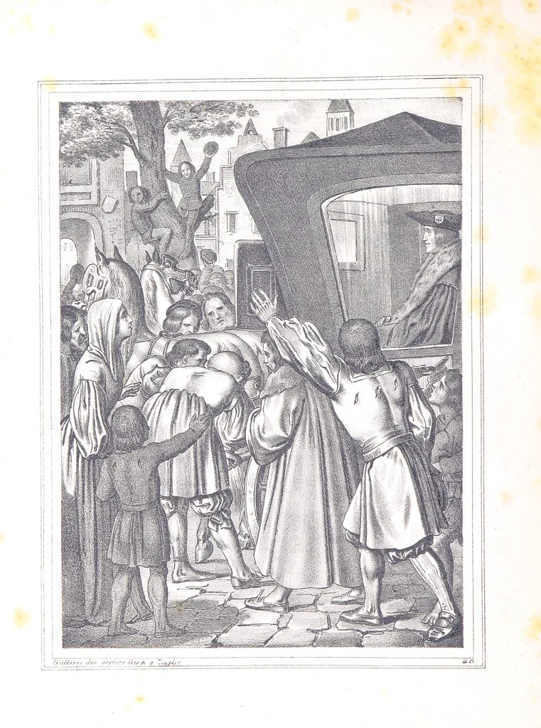 An illustration from Gallerie aus der Österreichischen Vaterlandsgeschichte in bildlicher Darstellung, etc, 1837, leaf 248