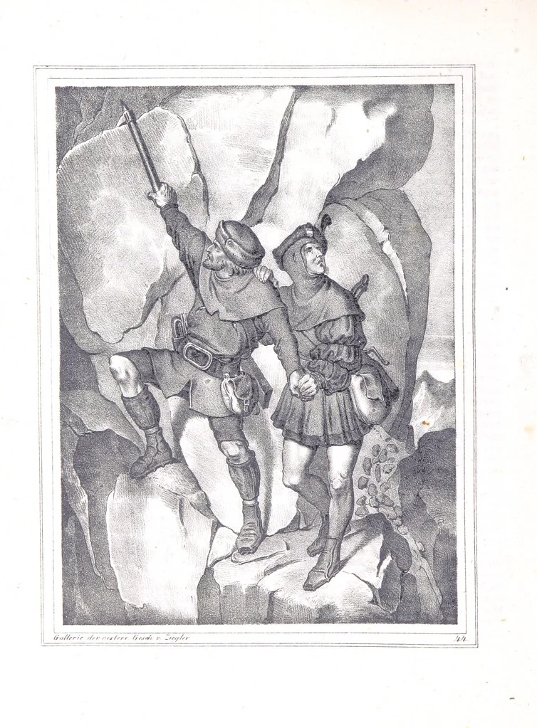 An illustration from Gallerie aus der Österreichischen Vaterlandsgeschichte in bildlicher Darstellung, etc, 1837, leaf 272