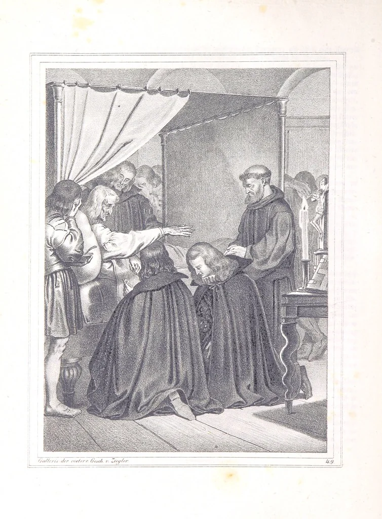 An illustration from Gallerie aus der Österreichischen Vaterlandsgeschichte in bildlicher Darstellung, etc, 1837, leaf 302