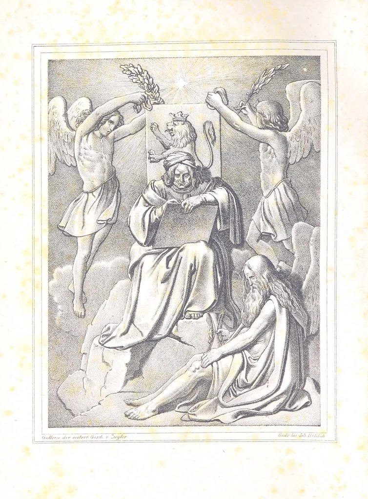 An illustration from Gallerie aus der Österreichischen Vaterlandsgeschichte in bildlicher Darstellung, etc, 1837, leaf 6