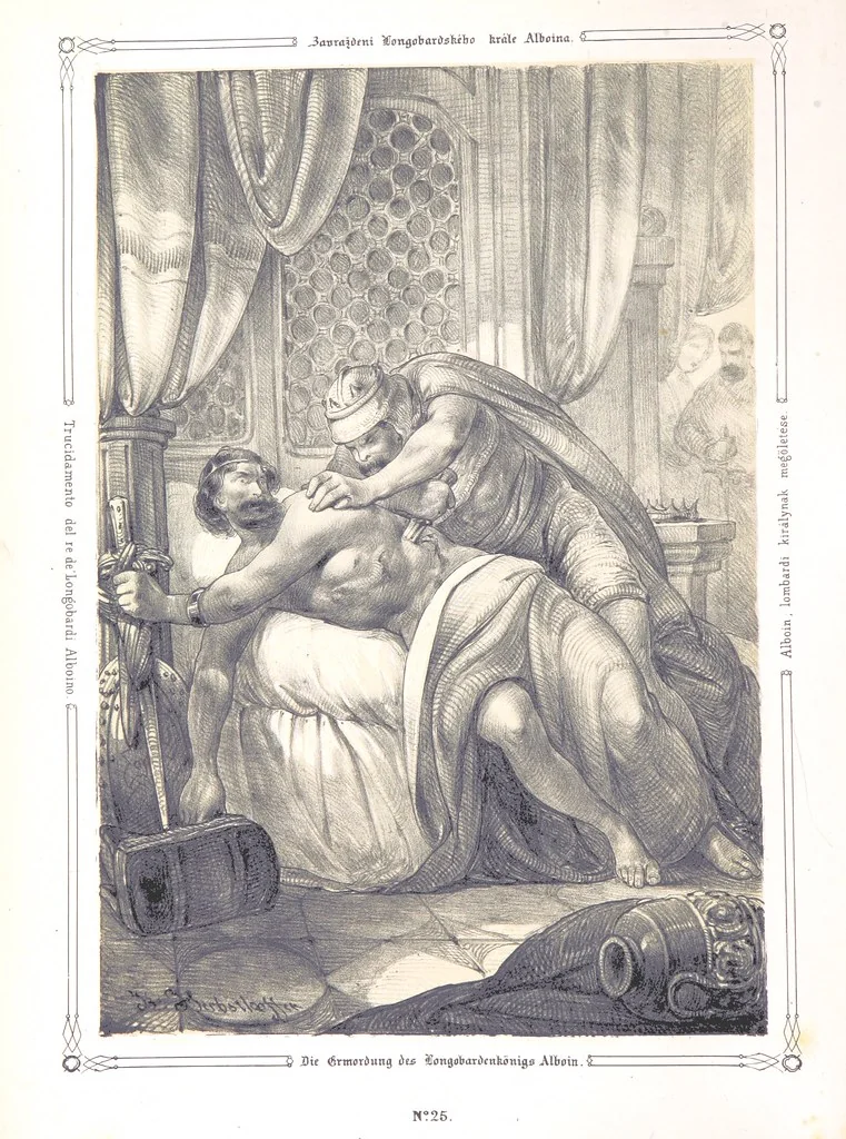 An illustration from Vaterländische Bilder-Chronik aus der Geschichte des österreichischen Kaiserstaates. Von seinen ältesten Bewohnern bis auf die gegenwärtige Zeit ... Bearbeitet und mit Original-Handzeichnungen ausgestattet von A. Z, 1843, leaf 152