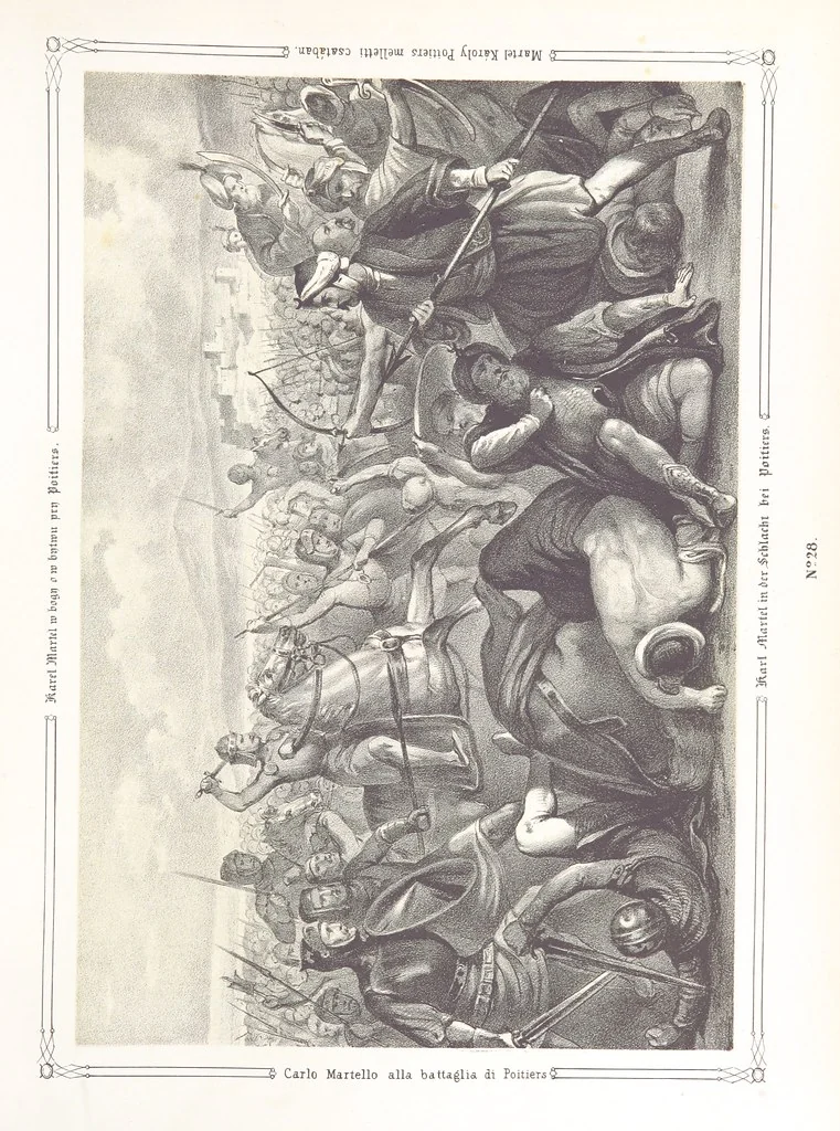 An illustration from Vaterländische Bilder-Chronik aus der Geschichte des österreichischen Kaiserstaates. Von seinen ältesten Bewohnern bis auf die gegenwärtige Zeit ... Bearbeitet und mit Original-Handzeichnungen ausgestattet von A. Z, 1843, leaf 169