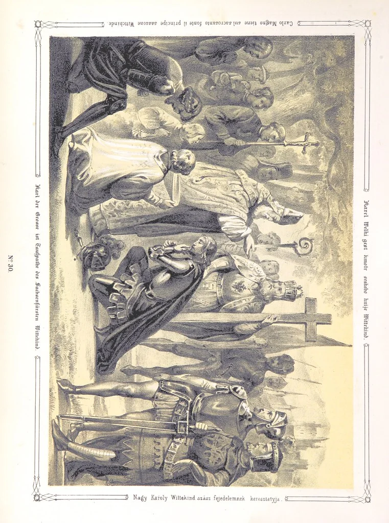 An illustration from Vaterländische Bilder-Chronik aus der Geschichte des österreichischen Kaiserstaates. Von seinen ältesten Bewohnern bis auf die gegenwärtige Zeit ... Bearbeitet und mit Original-Handzeichnungen ausgestattet von A. Z, 1843, leaf 178