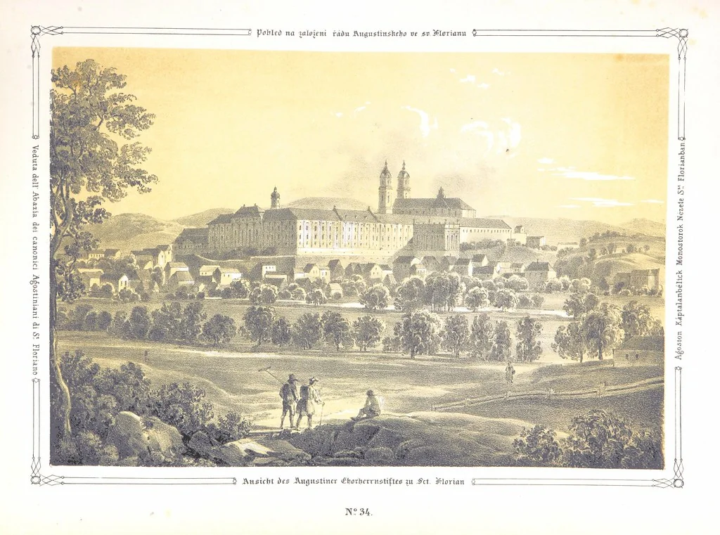 An illustration from Vaterländische Bilder-Chronik aus der Geschichte des österreichischen Kaiserstaates. Von seinen ältesten Bewohnern bis auf die gegenwärtige Zeit ... Bearbeitet und mit Original-Handzeichnungen ausgestattet von A. Z, 1843, leaf 202
