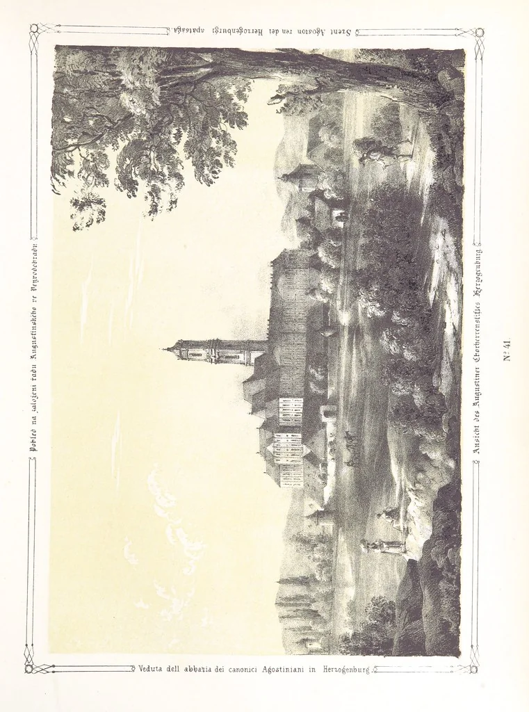 An illustration from Vaterländische Bilder-Chronik aus der Geschichte des österreichischen Kaiserstaates. Von seinen ältesten Bewohnern bis auf die gegenwärtige Zeit ... Bearbeitet und mit Original-Handzeichnungen ausgestattet von A. Z, 1843, leaf 243