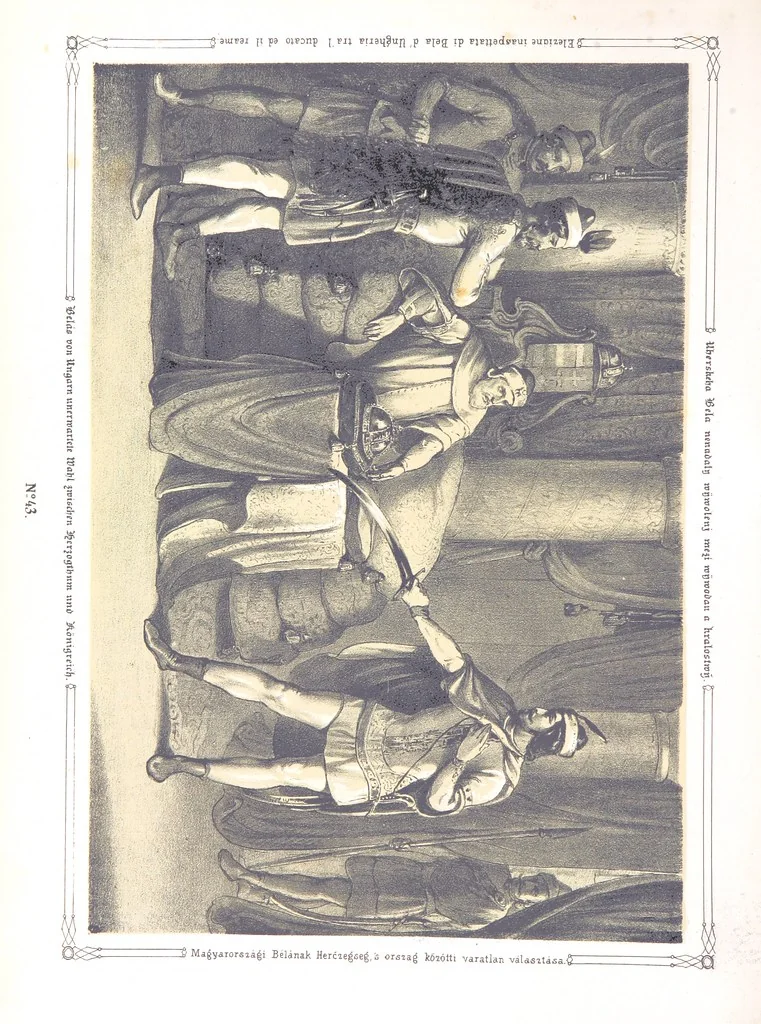 An illustration from Vaterländische Bilder-Chronik aus der Geschichte des österreichischen Kaiserstaates. Von seinen ältesten Bewohnern bis auf die gegenwärtige Zeit ... Bearbeitet und mit Original-Handzeichnungen ausgestattet von A. Z, 1843, leaf 258