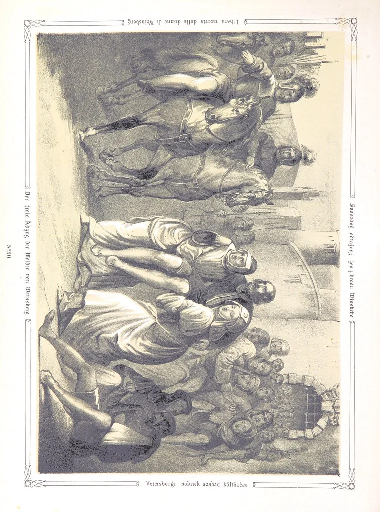 An illustration from Vaterländische Bilder-Chronik aus der Geschichte des österreichischen Kaiserstaates. Von seinen ältesten Bewohnern bis auf die gegenwärtige Zeit ... Bearbeitet und mit Original-Handzeichnungen ausgestattet von A. Z, 1843, leaf 298
