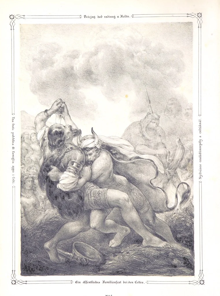 An illustration from Vaterländische Bilder-Chronik aus der Geschichte des österreichischen Kaiserstaates. Von seinen ältesten Bewohnern bis auf die gegenwärtige Zeit ... Bearbeitet und mit Original-Handzeichnungen ausgestattet von A. Z, 1843, leaf 32