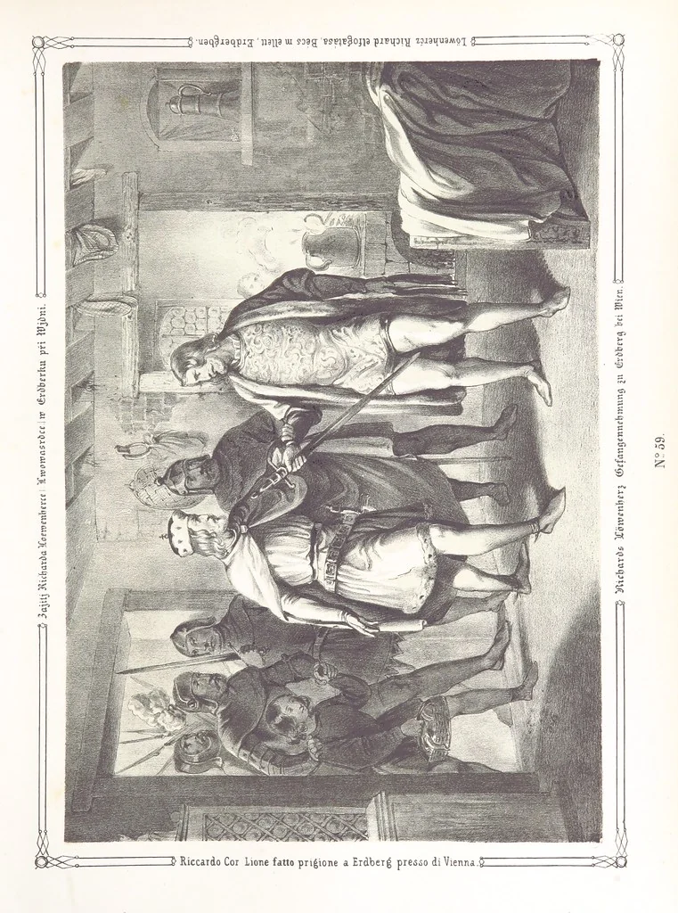 An illustration from Vaterländische Bilder-Chronik aus der Geschichte des österreichischen Kaiserstaates. Von seinen ältesten Bewohnern bis auf die gegenwärtige Zeit ... Bearbeitet und mit Original-Handzeichnungen ausgestattet von A. Z, 1843, leaf 355