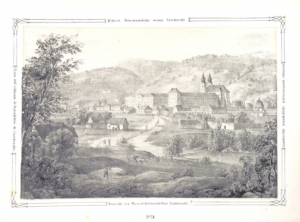 An illustration from Vaterländische Bilder-Chronik aus der Geschichte des österreichischen Kaiserstaates. Von seinen ältesten Bewohnern bis auf die gegenwärtige Zeit ... Bearbeitet und mit Original-Handzeichnungen ausgestattet von A. Z, 1843, leaf 364