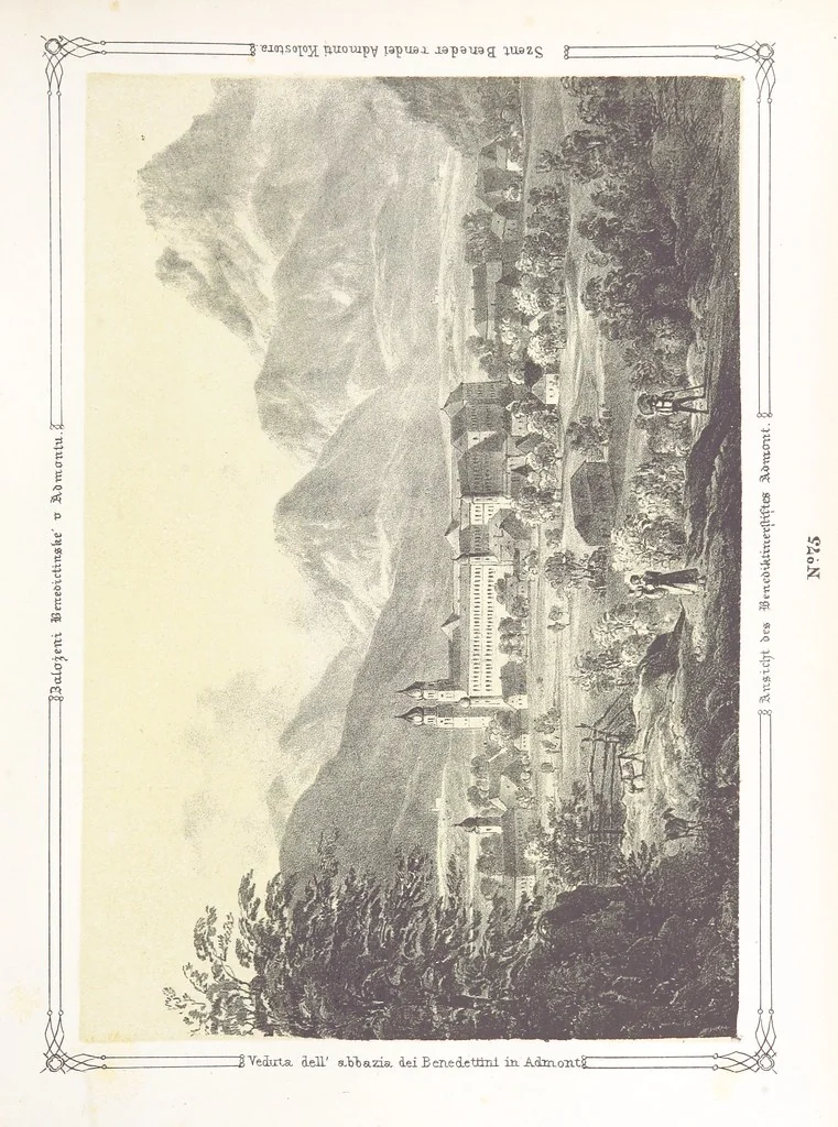 An illustration from Vaterländische Bilder-Chronik aus der Geschichte des österreichischen Kaiserstaates. Von seinen ältesten Bewohnern bis auf die gegenwärtige Zeit ... Bearbeitet und mit Original-Handzeichnungen ausgestattet von A. Z, 1843, leaf 367