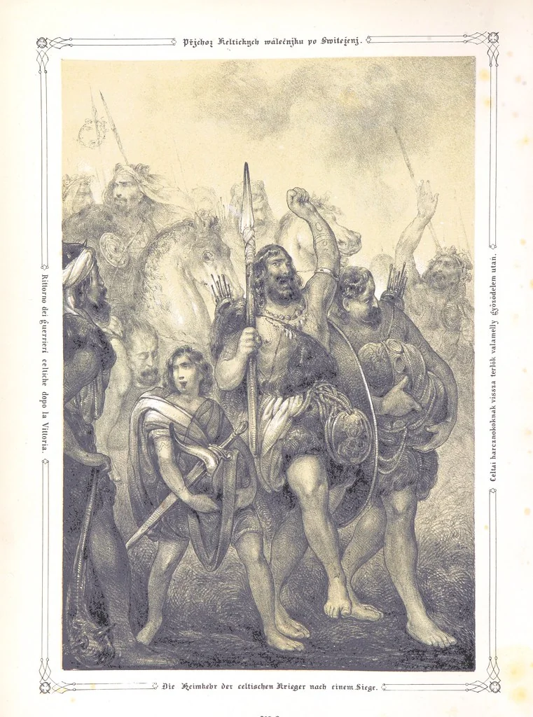 An illustration from Vaterländische Bilder-Chronik aus der Geschichte des österreichischen Kaiserstaates. Von seinen ältesten Bewohnern bis auf die gegenwärtige Zeit ... Bearbeitet und mit Original-Handzeichnungen ausgestattet von A. Z, 1843, leaf 38