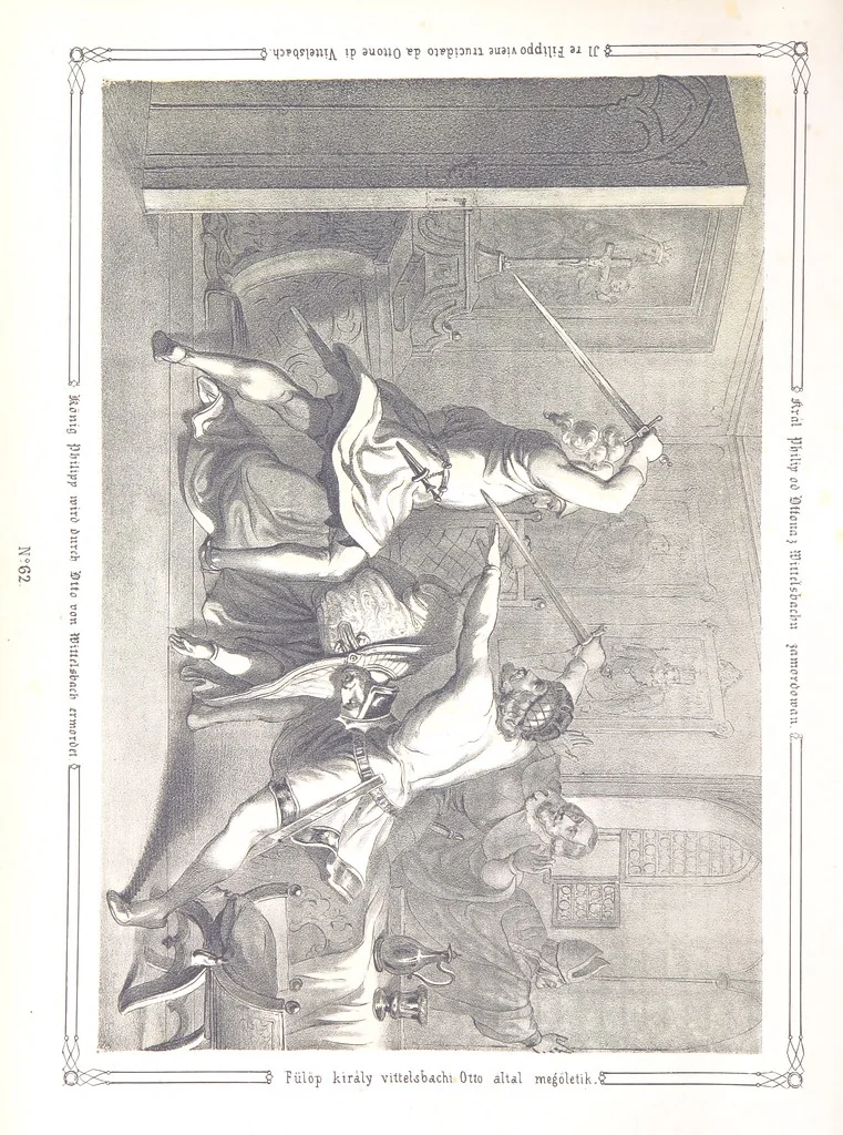 An illustration from Vaterländische Bilder-Chronik aus der Geschichte des österreichischen Kaiserstaates. Von seinen ältesten Bewohnern bis auf die gegenwärtige Zeit ... Bearbeitet und mit Original-Handzeichnungen ausgestattet von A. Z, 1843, leaf 382
