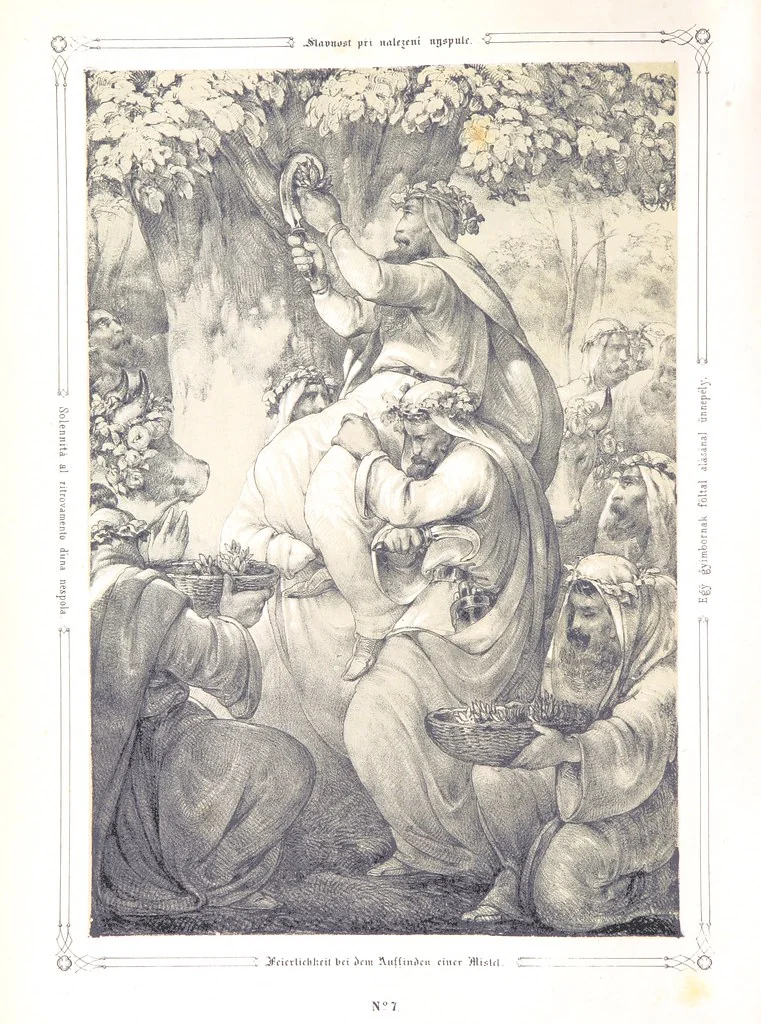 An illustration from Vaterländische Bilder-Chronik aus der Geschichte des österreichischen Kaiserstaates. Von seinen ältesten Bewohnern bis auf die gegenwärtige Zeit ... Bearbeitet und mit Original-Handzeichnungen ausgestattet von A. Z, 1843, leaf 42
