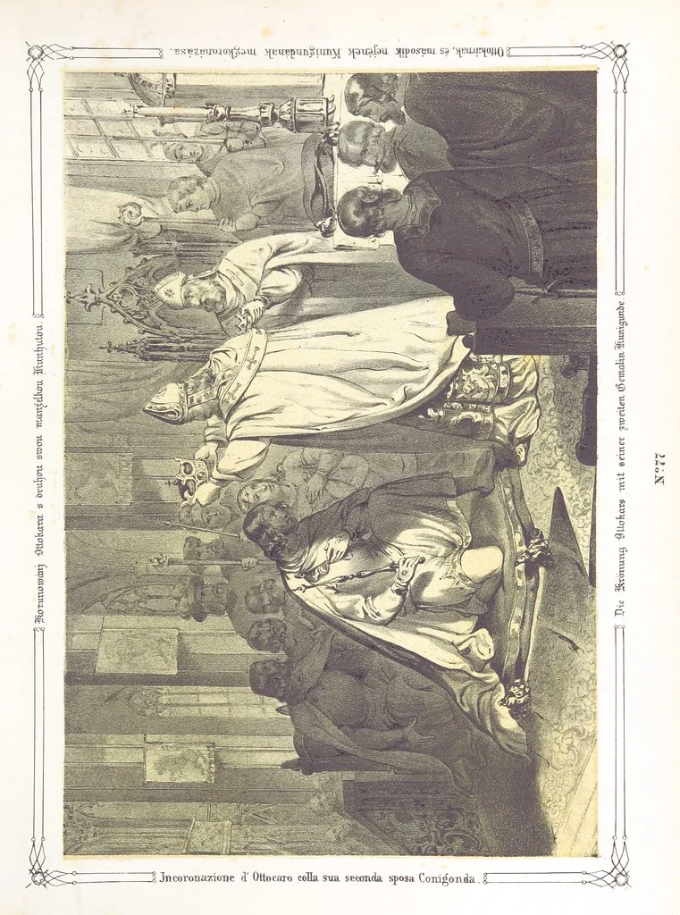 An illustration from Vaterländische Bilder-Chronik aus der Geschichte des österreichischen Kaiserstaates. Von seinen ältesten Bewohnern bis auf die gegenwärtige Zeit ... Bearbeitet und mit Original-Handzeichnungen ausgestattet von A. Z, 1843, leaf 469