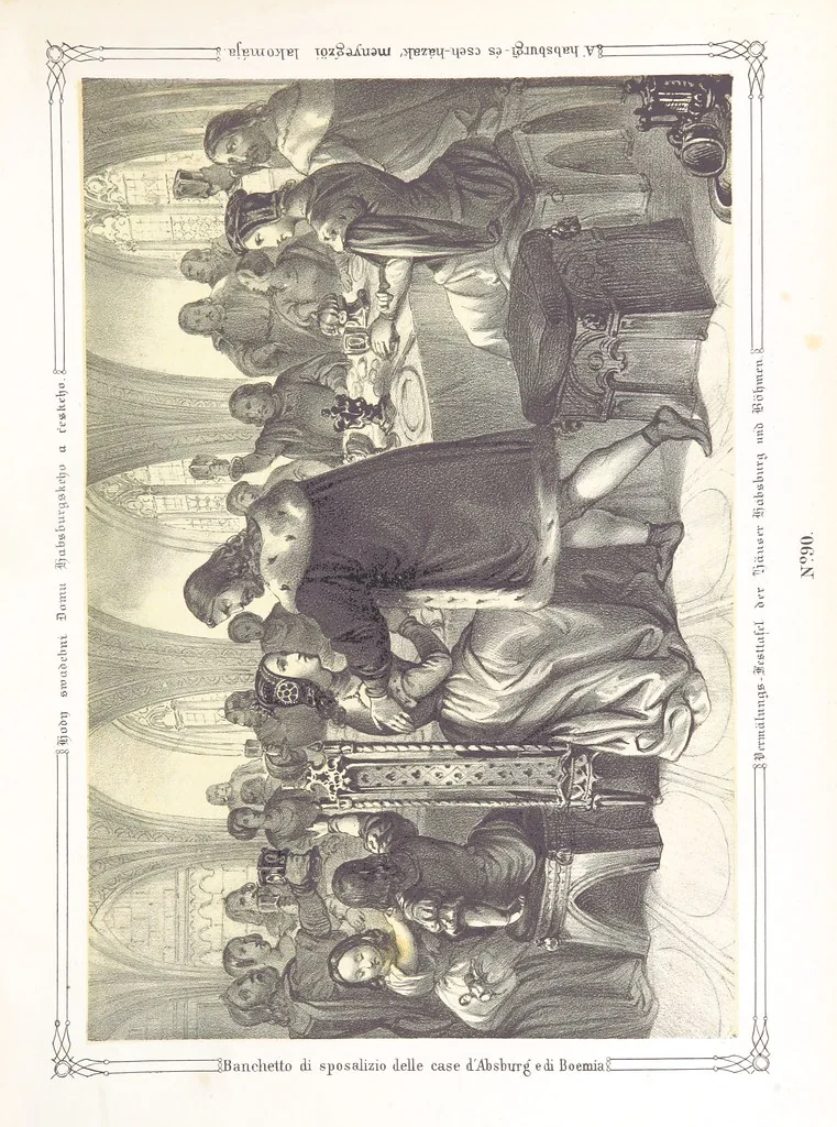An illustration from Vaterländische Bilder-Chronik aus der Geschichte des österreichischen Kaiserstaates. Von seinen ältesten Bewohnern bis auf die gegenwärtige Zeit ... Bearbeitet und mit Original-Handzeichnungen ausgestattet von A. Z, 1843, leaf 531