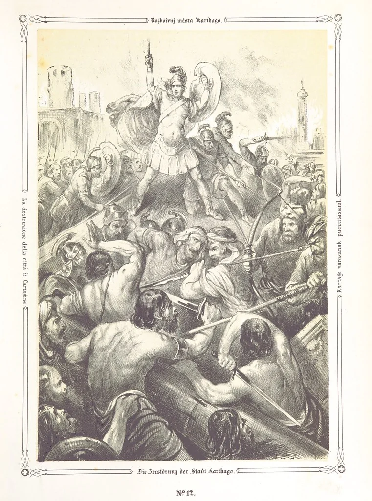 An illustration from Vaterländische Bilder-Chronik aus der Geschichte des österreichischen Kaiserstaates. Von seinen ältesten Bewohnern bis auf die gegenwärtige Zeit ... Bearbeitet und mit Original-Handzeichnungen ausgestattet von A. Z, 1843, leaf 73