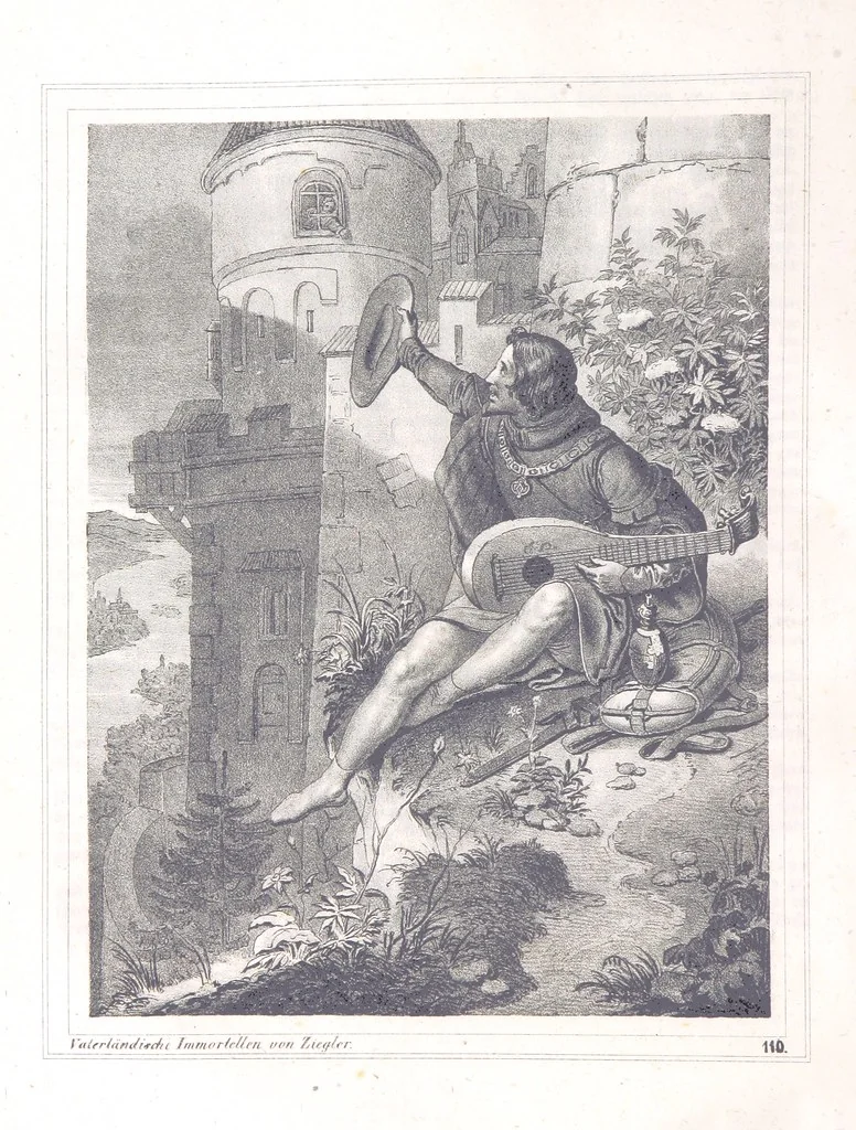 An illustration from Vaterländische Immortellen aus dem Gebiete der österreichischen Geschichte der alten, mittleren, neuern und neuesten Zeit gesammelt und mit einer ... Bilderschau der merkwürdigsten Handlungen ausgezeichneter Personen ... ausgestattet, 1840, leaf 40