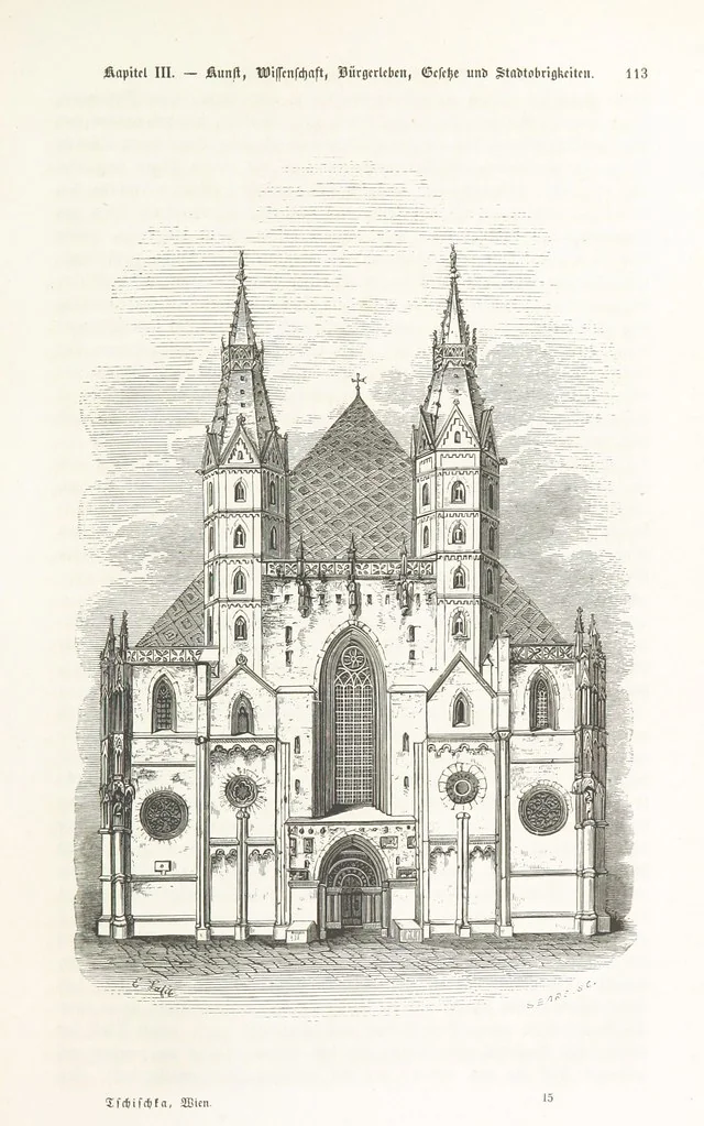 An illustration from Geschichte der Stadt Wien. Illustrirt von L. F. Schnorr, etc, 1847, leaf 131